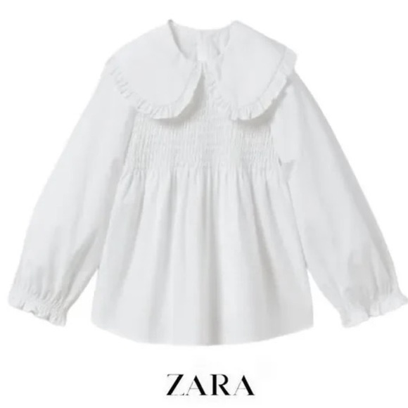 Zara Bib Blouse - Picture 1 of 7